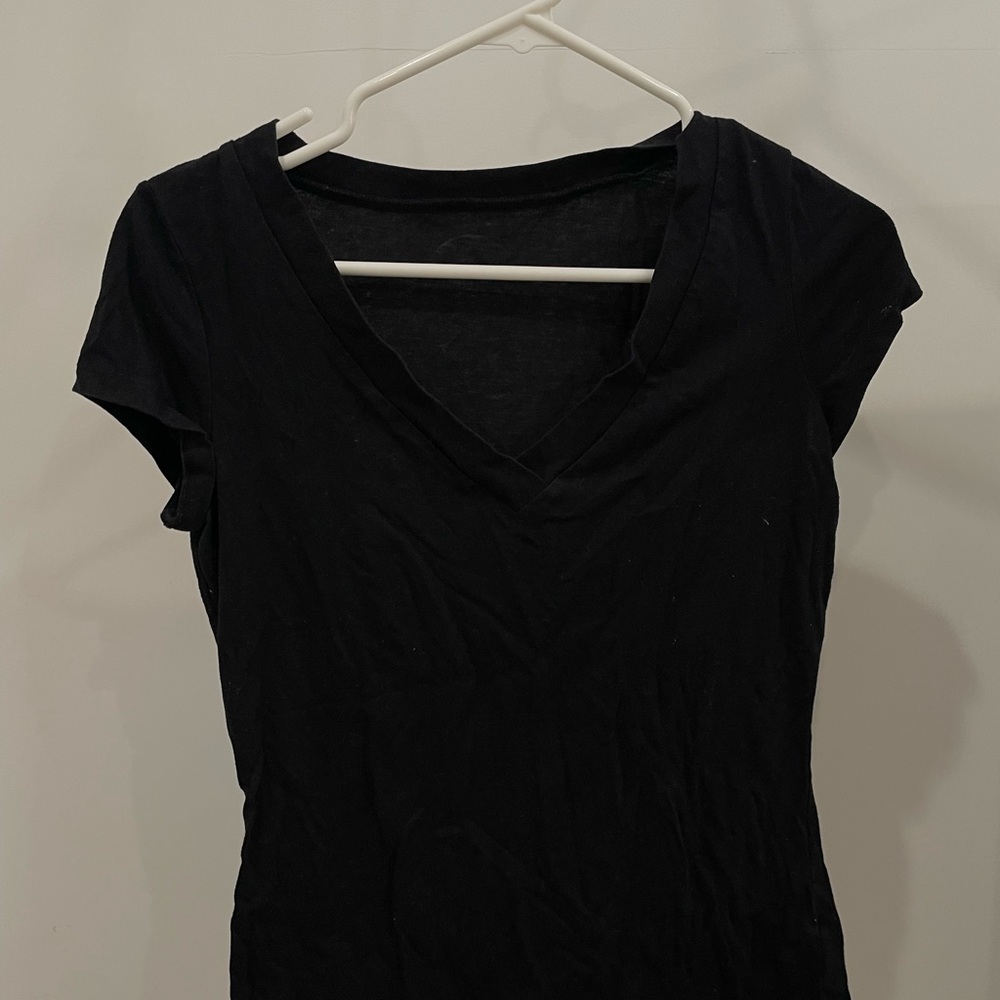Classic Black V-Neck T-Shirt